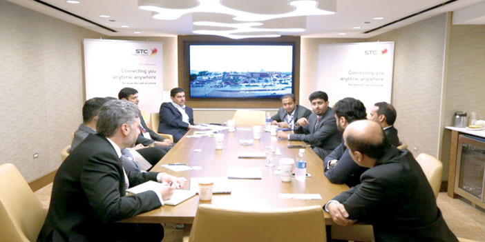  من مشاركة مسؤولي STC في اجتماعات المؤتمر