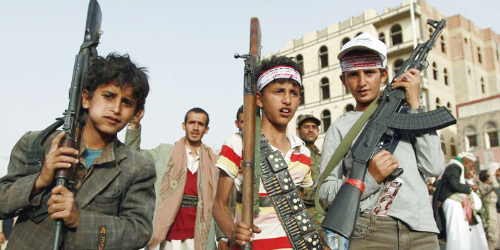  جانب من الأطفال الذين جندتهم ميليشيا الحوثي