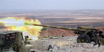 الأسد وحلفاؤه يدمرون آليات لداعش بريف حمص 
