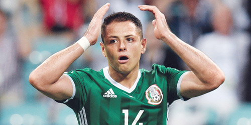  تشيتشاريتو من لقاء المنتخب المكسيكي أمام نظيره الألماني