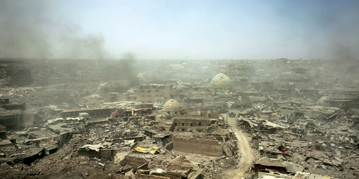  ما تبقى من الموصل بعد تدميرها لإخراج تنظيم داعش
