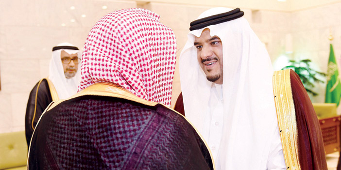 أمير منطقة الرياض بالنيابة يستقبل المهنئين بالعيد.. ويستقبل رئيس الهيئة العامة للطيران المدني 