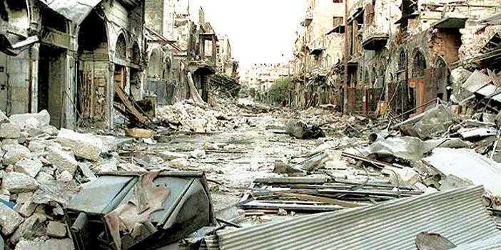 آثار الدمار تعم المدن السورية
