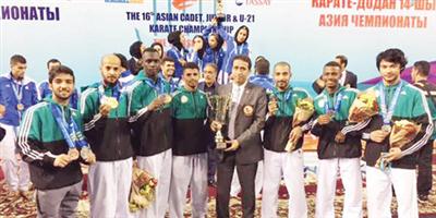 الكاراتيه السعودية ثالث آسيا في ختام البطولة القارية 