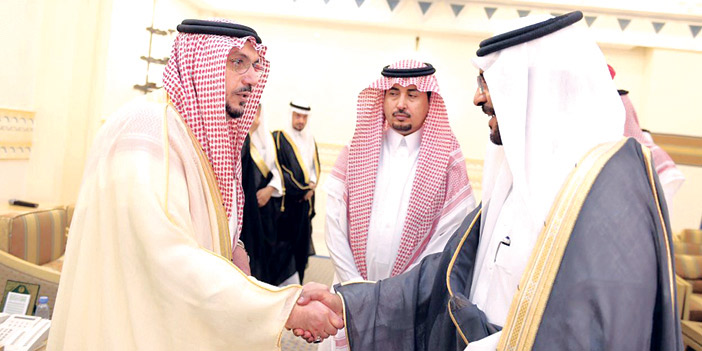  من استقبال سموه للمعزين بوفاة الأمير عبدالرحمن بن عبدالعزيز