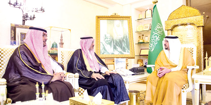  أمير القصيم مستقبلاً القاسم