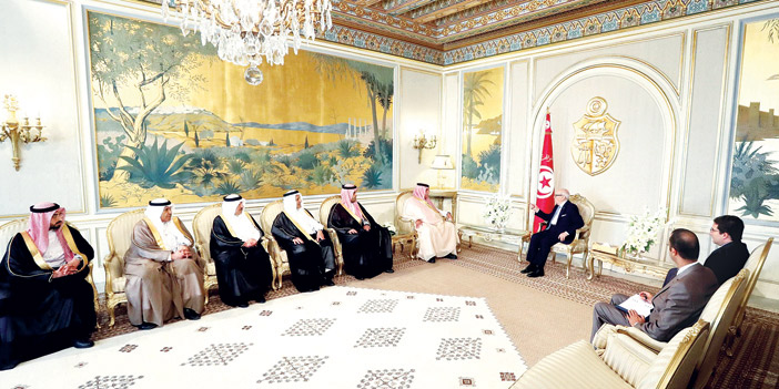   الرئيس التونسي يستقبل أعضاء اللجنة السعودية التونسية المشتركة