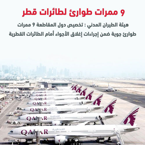 تتضمن 9 ممرات.. هيئة الطيران المدني: 