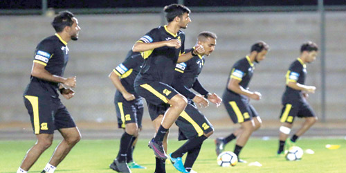  من استعداد الاتحاد للقاء اليوم