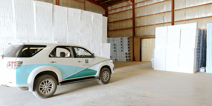  جانب من حملة الوزارة  على مصانع العزل الحراري