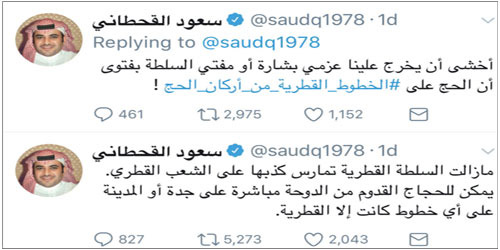 القحطاني: قطر لا تزال تكذب على شعبها.. وقرقاش: حل الأزمة سياسي 