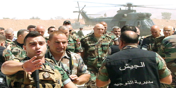  قائد الجيش اللبناني يزور مواقع للجيش شرق البلاد