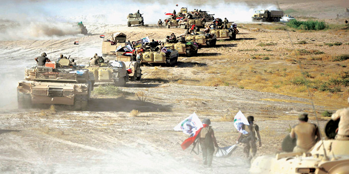  قوات عراقية مدعومة بالحشد الشعبي تتقدم باتجاه وسط مدينة تلعفر