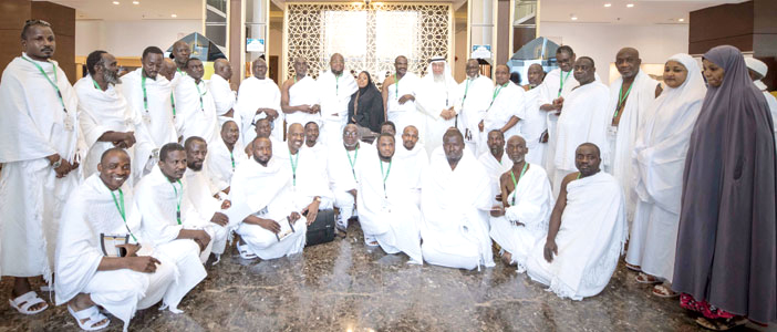 اكتمل وصول 1300حاج وحاجة من 80 دولة إلى مكة المكرمة 