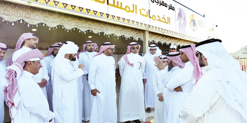  تفقد أمين القصيم مدينة الأنعام ببريدة