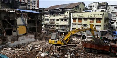 34 قتيلاً في انهيار مبنى بالهند 