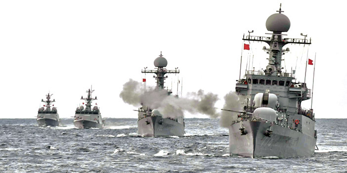  سفن للبحرية الكورية الجنوبية تجري مناورة حية في بحر اليابان