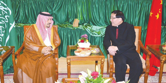 أمير منطقة الرياض يشرف حفل سفارة الصين 
