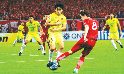 شنغهاي يكتفي بالتعادل 1-1 مع أوراوا في قبل نهائي أبطال آسيا 