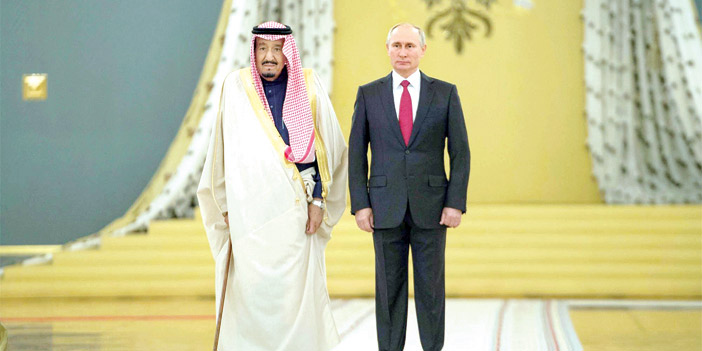  القيادتان في السعودية وروسيا تعبران باستمرار عن رغبة في توثيق العلاقات بينهما
