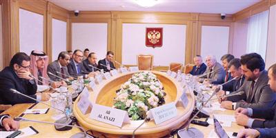 رئيس لجنة العلاقات الخارجية في مجلس الدوما الروسي يستقبل وزير الخارجية 