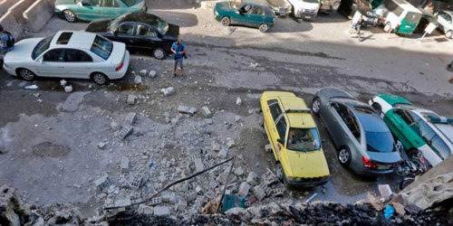 هجوم انتحاري يستهدف مقر شرطة دمشق 