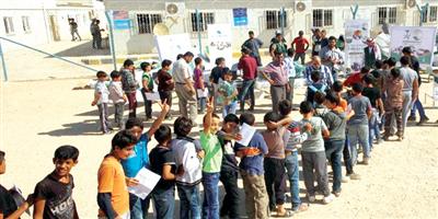 مركز الملك سلمان للإغاثة يطلق مبادرة «بالعلم نعمرها» للطلاب السوريين في مخيم الزعتري 