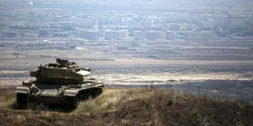 إسرائيل تستهدف مدفعية النظام السوري في الجولان 
