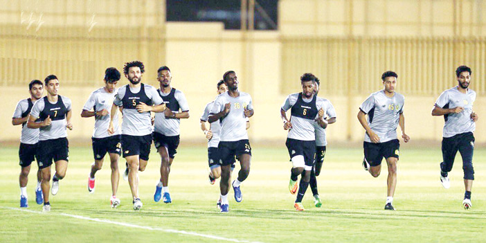  جانب من المران النصراوي