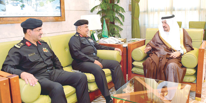  سموه خلال الاستقبال