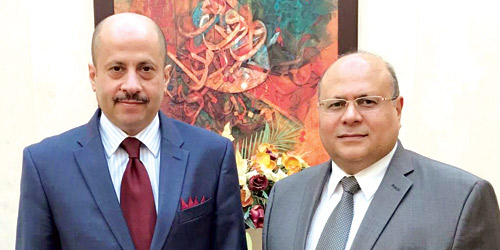  السديري خلال لقائه سفير اليمن لدى كندا