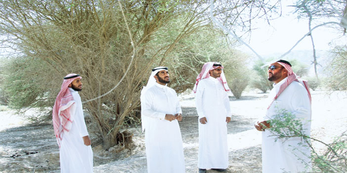 مدير زراعة الرياض يقف ميدانياً على متنزه وثيلان في الدلم 