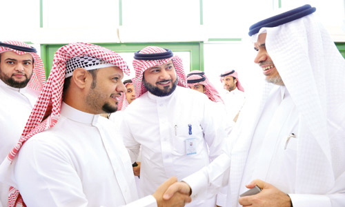  وزير التعليم مع المهندس إسماعيل الغامدي