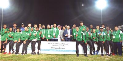 أخضر القوى ينتزع كأس البطولة العربية للناشئين 
