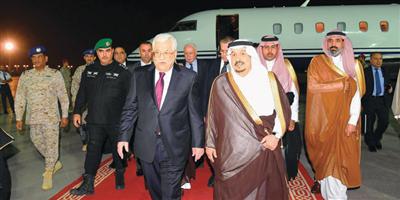 الرئيس الفلسطيني يصل الرياض 