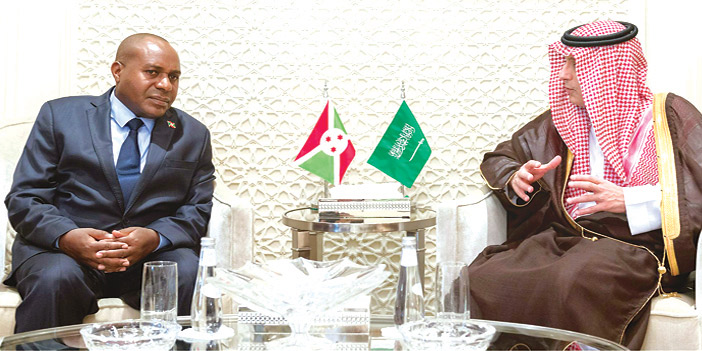  وزير الخارجية مستقبلا النائب الثاني للرئيس البوروندي