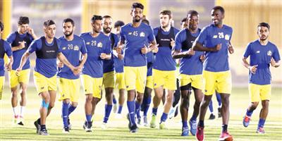 النصر يستأنف استعداداته للرائد 