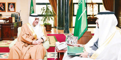  سموه خلال الاستقبال