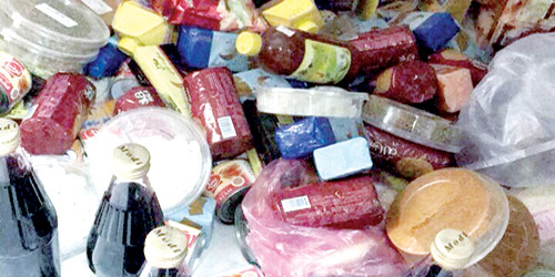  من المخالفات المضبوطة