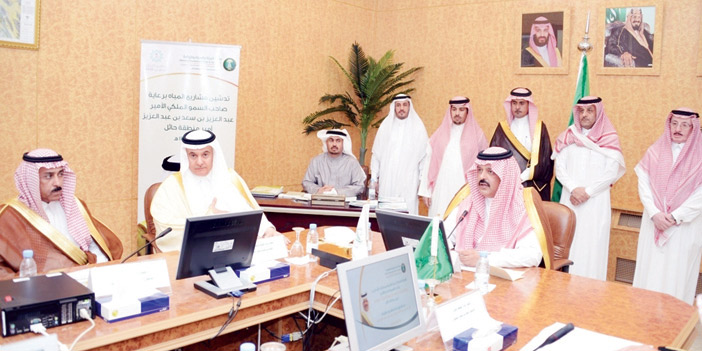  أمير منطقة حائل خلال تدشين مشاريع المياه