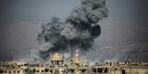 مقتل 19 سورياً في قصف لقوات النظام قرب دمشق 
