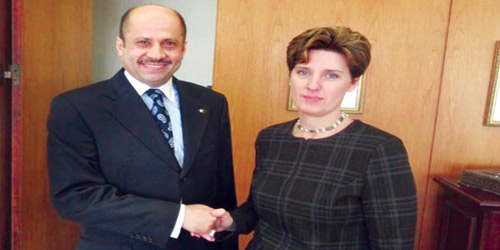 السفير السديري يلتقي بوزيرة التنمية الدولية والفرونكوفية 