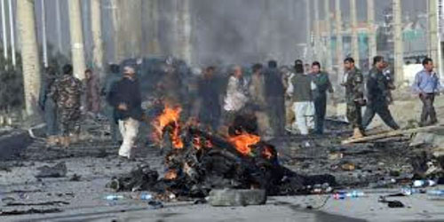 مصرع خمسة من أفراد الشرطة إثر انفجار قنبلة في أفغانستان 