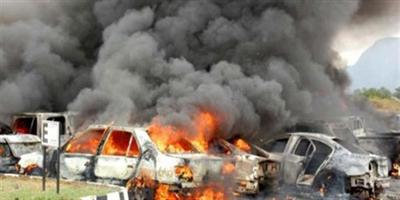 22 قتيلاً في انفجار سيارتين مفخختين في بنغازي 
