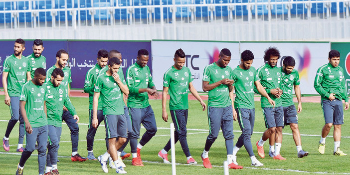  جانب من مران المنتخب عصر أمس