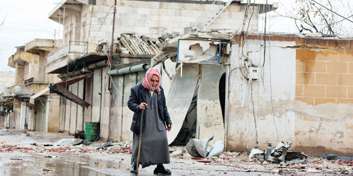  لا يزال الشعب السوري يعاني من القتل والتشريد ودمار البنية التحتية