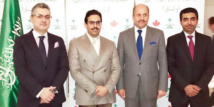   السديري مع السفراء