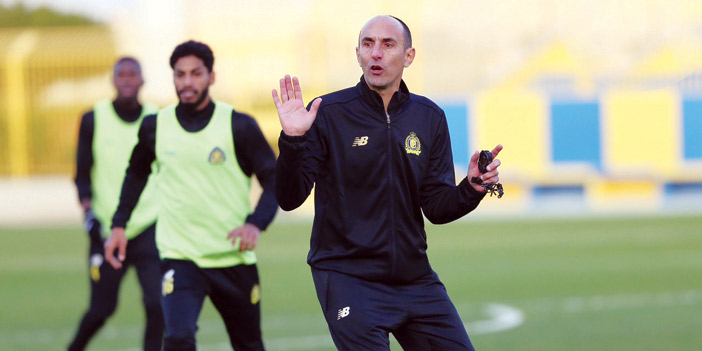   من تدريب النصر تحت قيادة مدربه الجديد