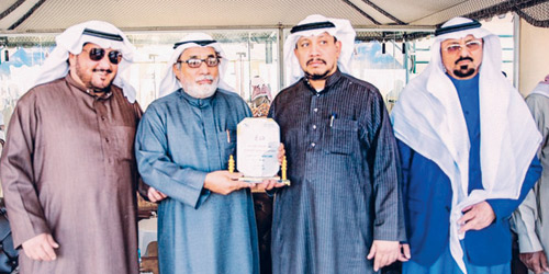  تتويج مالك الفرس نبضات بسام العليان بكأس السويلم