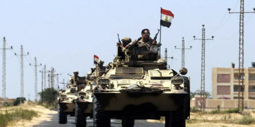 الجيش المصري: مقتل إرهابي وضبط 6 آخرين بشمال سيناء 